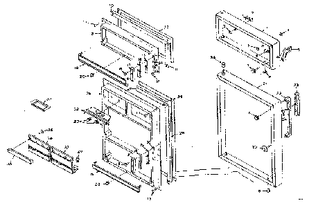 Part Location Diagram of 511543 Maytag Parts list supplement (for model nos. 106. n120...