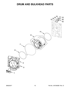Part Location Diagram of W11665948 Whirlpool SCREEN