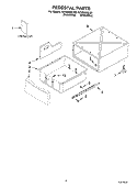 Part Location Diagram of 8538015 Whirlpool Drawer Front Assembly (Biscuit)