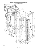 BREAKER TRIM AND LINER Diagram and Parts List for ED26MMXRWR3  Whirlpool Refrigerator
