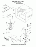 Part Location Diagram of W11334745 Whirlpool Motor Evaporator