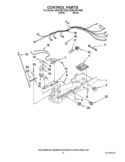 CONTROL PARTS Diagram and Parts List for ED5KVEXVB06  Whirlpool Refrigerator