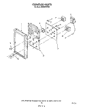 CONTROL Diagram and Parts List for RM988PXVW0  Whirlpool Microwave Oven Combo