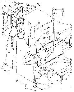 Cabinet Diagram and Parts List for ET16AKXSN01  Whirlpool Refrigerator