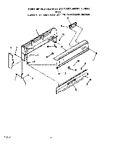 Back Guard Diagram and Parts List for F8558*0  Roper Range