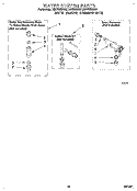 WATER SYSTEM Diagram and Parts List for LSN7233BW1  Whirlpool Washer