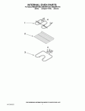 INTERNAL OVEN PARTS Diagram and Parts List for RBD305PVQ03  Whirlpool Wall Oven