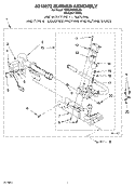 8318272 BURNER ASSEMBLY Diagram and Parts List for 7MSGDS800LQ0  Whirlpool Dryer