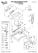 Part Location Diagram of W10164752 Whirlpool Use & Care Guide