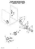 PUMP AND MOTOR PARTS, OPTIONAL PARTS (NOT INCLUDED) Diagram and Parts List for GHW9400PW3  Whirlpool Washer