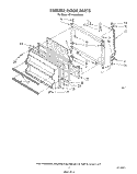 FREEZER DOOR Diagram and Parts List for ET14AKXSW04  Whirlpool Refrigerator