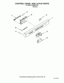 Part Location Diagram of WPW10194937 Whirlpool Control Bracket