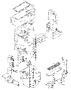 Machine Sub-assembly Diagram and Parts List for 1105806900  Kenmore Iron