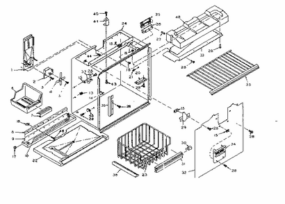 Part Location Diagram of 520774 Whirlpool Cube pan