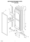 Part Location Diagram of 2206790S Whirlpool TRIM-DOOR