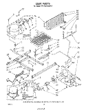 UNIT Diagram and Parts List for ET17HK1MWR1  Whirlpool Refrigerator