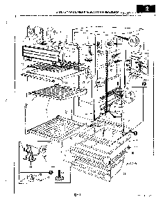 02 - Fresh Food Compartment Diagram and Parts List for RND24AN-3A  Whirlpool Refrigerator