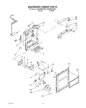 DISPENSER FRONT Diagram and Parts List for AS22BRXAN00  Whirlpool Refrigerator