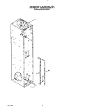 FREEZER LINER Diagram and Parts List for KSSS42DWW01  KitchenAid Refrigerator