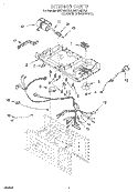 INTERIOR, LITERATURE Diagram and Parts List for MH7135XEB0  Whirlpool Microwave