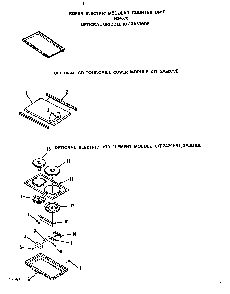 ^griddle Diagram and Parts List for N3457*0  Roper Range