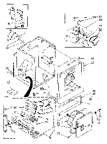 Cabinet Diagram and Parts List for LG5701XSN0  Whirlpool Dryer