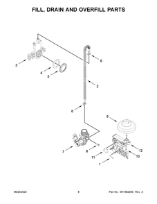 Part Location Diagram of W11685313 Whirlpool VALVE-INLT