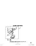 WATER PUMP Diagram and Parts List for LC4500XKW0  Whirlpool Washer