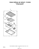 GRILL KIT RCK891 Diagram and Parts List for RS676PXL0  Whirlpool Range