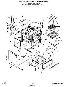 Body Diagram and Parts List for F9208*0  Roper Range