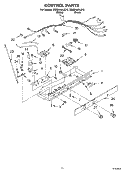 CONTROL Diagram and Parts List for GS6SHANLB10  Whirlpool Refrigerator