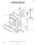 REFRIGERATOR DOOR , MISCELLANEOUS Diagram and Parts List for ET16JKXMWR0  Whirlpool Refrigerator
