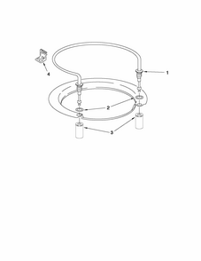 Heater Parts Diagram and Parts List for 66516012402  Kenmore Dishwasher