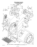 BULKHEAD Diagram and Parts List for KGYE950VPL0  KitchenAid Dryer