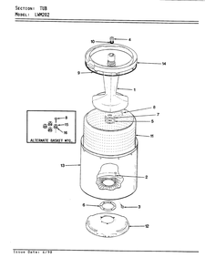 03 - Fresh Food Compartment Diagram and Parts List for NT23H8A  Whirlpool Refrigerator