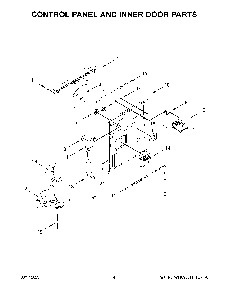 Part Location Diagram of W11629916 Whirlpool CNTRL-ELEC