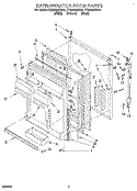 REFRIGERATOR DOOR Diagram and Parts List for ET22DMXDN01  Whirlpool Refrigerator