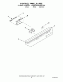 Part Location Diagram of WPW10481112 Whirlpool Control Panel