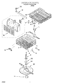 Part Location Diagram of 8051188 Whirlpool CLIP