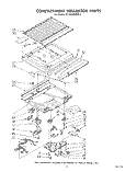COMPARTMENT SEPARATOR Diagram and Parts List for ET18NKXRWR0  Whirlpool Refrigerator