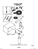 OPTIONAL Diagram and Parts List for X05002V0  Roper Air Conditioner