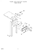 PANEL AND CONTROL Diagram and Parts List for TU800SPDB2  Whirlpool Trash Compactor