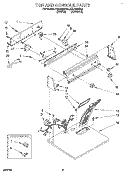 SECTION Diagram and Parts List for REL4636BL0  Roper Dryer