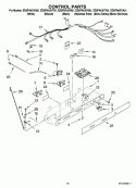 CONTROL PARTS Diagram and Parts List for ED5FHAXVB01  Whirlpool Refrigerator