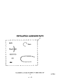 INSTALLATION HARDWARE Diagram and Parts List for KHMS105S0  KitchenAid Microwave