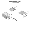 FREEZER SHELF PARTS Diagram and Parts List for KSSC48QKS02  KitchenAid Refrigerator
