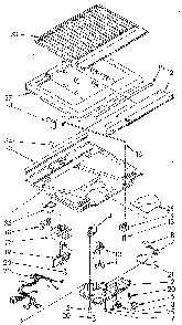 Compartment Separator Diagram and Parts List for ET16JKXSN02  Whirlpool Refrigerator