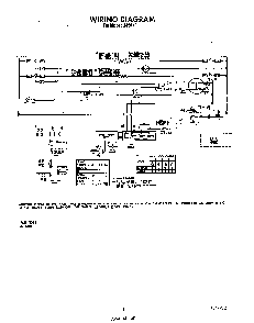 Wiring Diagram Diagram and Parts List for 2496*0A  Roper Range