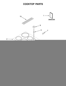 Part Location Diagram of W10917816 Whirlpool Tech sheet