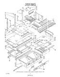 SHELF , LIT/OPTIONAL Diagram and Parts List for ET18DKXTF04  Whirlpool Refrigerator